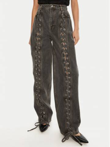 ROTATE Джинси 113887 Чорний Regular Fit ROTATE Джинси 113887 Чорний Regular Fit
