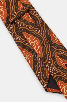 Шелковый галстук Drôle de Monsieur La Cravate MEdaillon