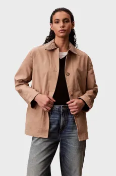 Женская бежевая куртка SHORT MAC Бежевый S Calvin Klein LV044E545G