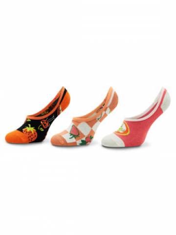 Vans Набір 3 пар низьких дитячих шкарпеток Let There Be Fruit VN0007B8SNQ1 Кольоровий Vans Набір 3 пар низьких дитячих шкарпеток Let There Be Fruit VN0007B8SNQ1 Кольоровий