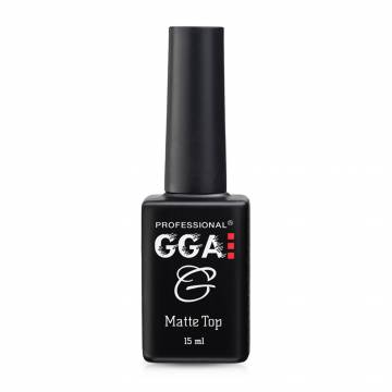 Матовый топ для гель-лака GGA Professional Plush Matte Top Coat, 15 мл Матовый топ для гель-лака GGA Professional Plush Matte Top Coat, 15 мл