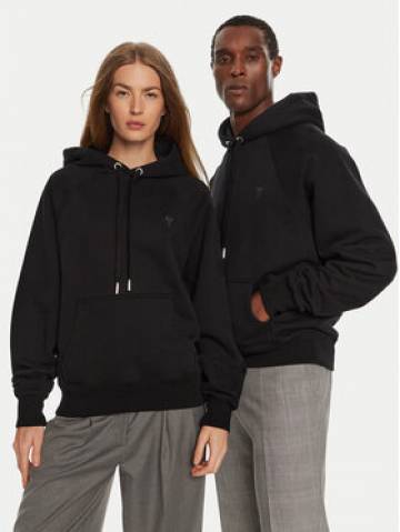 AMI PARIS Світшот USW240 JE0091 Чорний Regular Fit AMI PARIS Світшот USW240 JE0091 Чорний Regular Fit