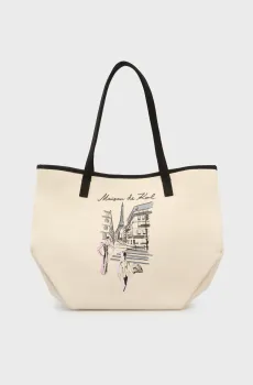 Женская бежевая сумка sketch Бежевый ONESIZE Karl Lagerfeld A4W50057