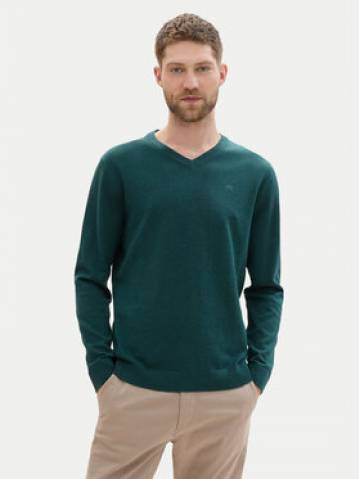 Tom Tailor Светр 1039806 Зелений Regular Fit Tom Tailor Светр 1039806 Зелений Regular Fit