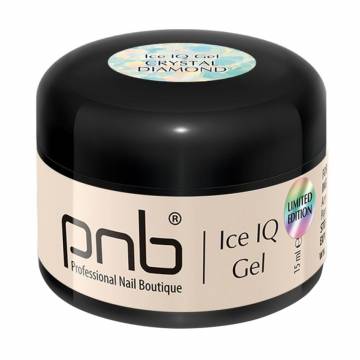 Низкотемпературный гель для ногтей PNB UV/LED Ice IQ Gel, Crystal Diamond, 15 мл Низкотемпературный гель для ногтей PNB UV/LED Ice IQ Gel, Crystal Diamond, 15 мл