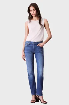 Женские синие джинсы MID RISE SLIM Синий 29 Calvin Klein Jeans LV047C779G