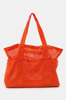 Велика сітчаста сумка tote - помаранчевий