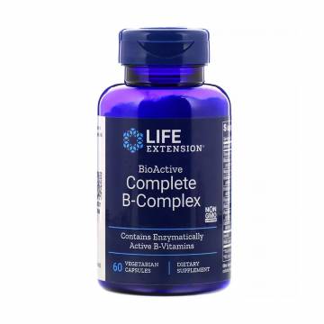 Комплекс витаминов группы B Life Extension BioActive Complete B-Complex, 60 капсул Комплекс витаминов группы B Life Extension BioActive Complete B-Complex, 60 капсул