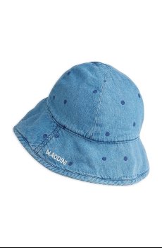Детская джинсовая шляпа Mini Rodini denim dots