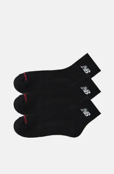 Черные носки Ancle  (3 пары) Черный 43-46 New Balance LAS51303BK
