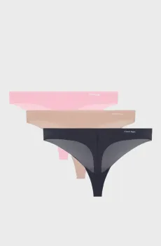 Женские трусики (3 шт) Разноцветный XS Calvin Klein 000QD3558E