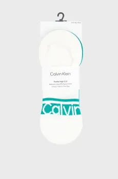 Мужские следы (2 пары) LOGO Разноцветный ONESIZE Calvin Klein 701237876
