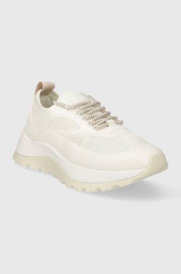 Кроссовки Calvin Klein RUNNER LACE UP CAGING цвет белый HW0HW01900 Кроссовки Calvin Klein RUNNER LACE UP CAGING цвет белый HW0HW01900