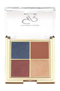 Палетка теней для век Golden Rose Quattro Eyeshadow Palette, 03 Blue Charm, 4.4 г