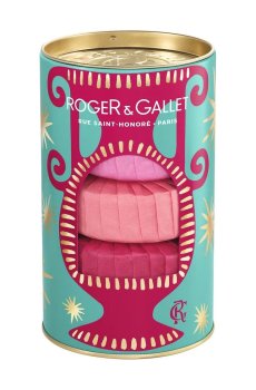 Парфюмированный набор мыла Roger & Gallet Perfumed Soap Trio (Fleur de Figuier, 100 г + Rose, 100 г + Gingembre Rouge, 100 г)