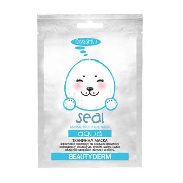 Тканевая маска BEAUTYDERM Animal Seal Aqva Увлажняющая, 25 мл Тканевая маска BEAUTYDERM Animal Seal Aqva Увлажняющая, 25 мл