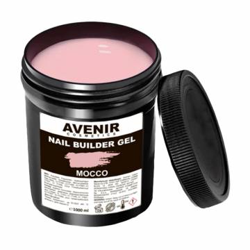 Гель для наращивания ногтей Avenir Cosmetics Builder Gel Pro 21 Mocco, 1 л Гель для наращивания ногтей Avenir Cosmetics Builder Gel Pro 21 Mocco, 1 л