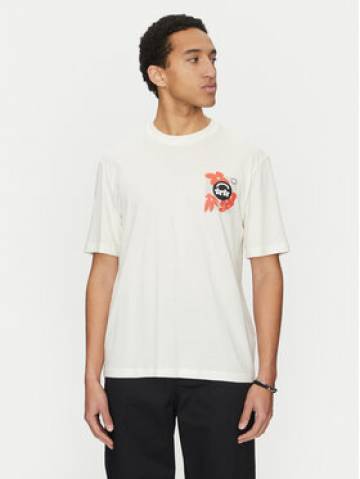 HUGO Футболка Nufloro 50533387 Білий Regular Fit HUGO Футболка Nufloro 50533387 Білий Regular Fit