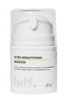 Уценка! Бустер с двумя формами витамина С Luff Ultra Brightening Booster для осветления и омоложения кожи лица, 30 мл