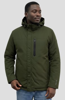 Куртка-ветровка в темно-зеленом цвете SB-TFBW-50430-green