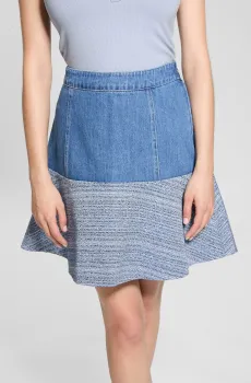 Женская джинсовая юбка Разноцветный M Guess W5GD87.WH610;FBAX