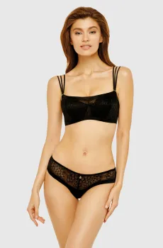 Женский черный бюстгальтер Черный 80A MARC&ANDRE S20-0424-BNM-LY