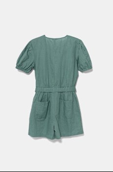 Детский льняной комбинезон United Colors of Benetton