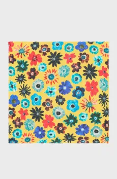 Женский желтый платок с узором Желтый ONESIZE Bimba Y Lola 251BACH17.10100