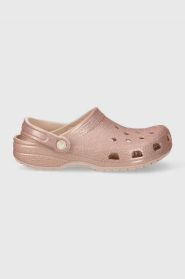 Шлепанцы Crocs Classic Glitter Clog женские цвет розовый 205942 Шлепанцы Crocs Classic Glitter Clog женские цвет розовый 205942