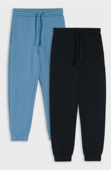 Трикотажні джогери, 2 пари - mid blue