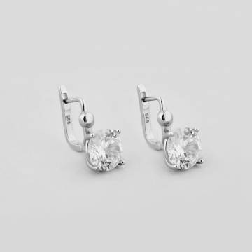 Серебряные серьги Minimal 521083б Серебряные серьги Minimal 521083б