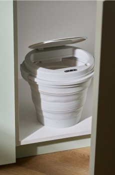 Безконтактний смітник - білий