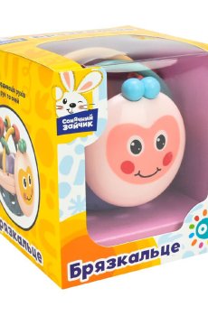 Игрушка погремушка в ручку Країна Іграшок Солнечный зайчик, с рождения, 10*9*9 см (PL-724-96)