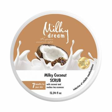 Скраб для тела Milky Dream Молочно-кокосовый, с чаем ройбуш, 350 г Скраб для тела Milky Dream Молочно-кокосовый, с чаем ройбуш, 350 г