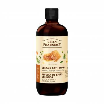Крем-пена для ванны Green Pharmacy Мед манука и оливковое масло, 500 мл