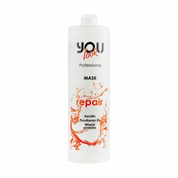 Маска You look Professional Repair Mask для осветленных и сухих волос, 1 л Маска You look Professional Repair Mask для осветленных и сухих волос, 1 л