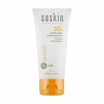 Солнцезащитный крем для лица и тела Soskin Sun Cream SPF 30, 50 мл Солнцезащитный крем для лица и тела Soskin Sun Cream SPF 30, 50 мл
