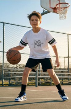 Спортивна oversize футболка з перфорованої тканини Active - білий
