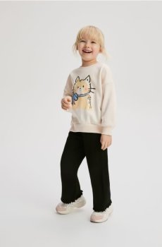 Reserved - Ребристі штани - чорний - 816HN-99X