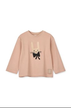Хлопковый детский лонгслив Liewood Apia Placement Longsleeve T-shirt