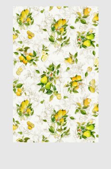 Белая скатерть LIMONCELLO из льна