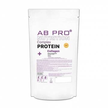Протеин и коллаген AB Pro Nutrition Complex Protein + Collagen в порошке, со вкусом банана и абрикос, 1 кг Протеин и коллаген AB Pro Nutrition Complex Protein + Collagen в порошке, со вкусом банана и абрикос, 1 кг