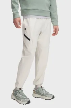 Мужские белые спортивные брюки UA Unstoppable Woven Jogger Белый XXL Under Armour 1388823-110