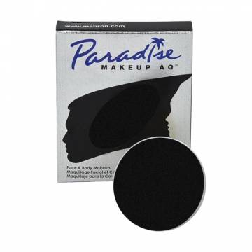 Профессиональный аквагрим для лица и тела Mehron Paradise AQ, Black, 7 г Профессиональный аквагрим для лица и тела Mehron Paradise AQ, Black, 7 г