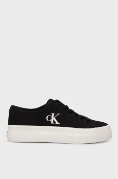 Женские черные кеды VULC FLATFORM Черный 39 Calvin Klein YW0YW01763