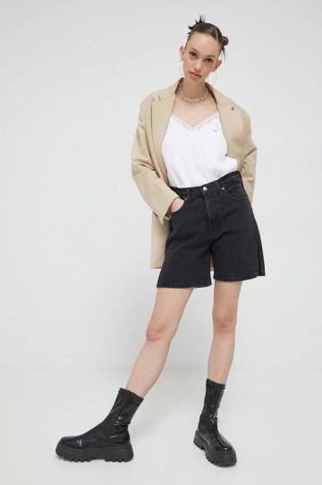 Топ Tommy Jeans женский цвет белый Топ Tommy Jeans женский цвет белый