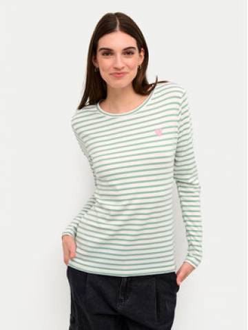 Kaffe Блузка Liddy 10502821 Зелений Regular Fit Kaffe Блузка Liddy 10502821 Зелений Regular Fit