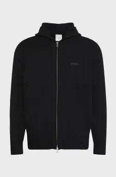 Мужское черное худи Черный S Calvin Klein LV04LH323G