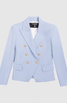 Детский голубой жакет