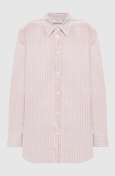 Розовая рубашка с шелком